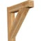 Ekena Millwork Traditional Block Rough Sawn Outlooker, Western Red Cedar, 8"W x 34"D x 34"H OUT08X34X34TRA05RWR - alternate 1